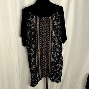 Maurice’s 3X top with lace insert